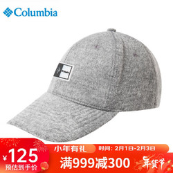 Columbia 哥伦比亚 帽子男女通用款户外休闲运动遮阳棒球帽 XU0120 023
