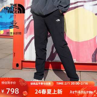 北面（The North Face）速干裤运动裤男户外运动防泼水透气24春季|7WCV JK3/黑色 XXXL/190/106A