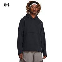 安德玛(UNDERARMOUR)Unstoppable男子抓绒连帽训练运动卫衣1383042