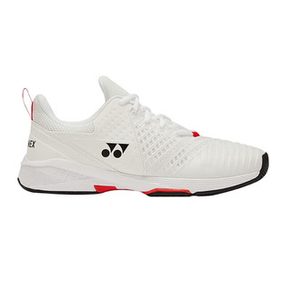 YONEX尤尼克斯网球鞋舒适型网羽通用男女款SHTS3MACEX 白红 42 