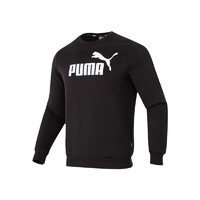 PUMA 彪马 ESS BIG LOGO CREW FL 男女同款基础针织卫衣 682722-01