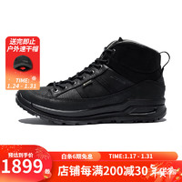 LOWA 德国 登山鞋 户外徒步鞋防水透气耐磨中帮鞋 PRAGUE GTX 女款 L520628 黑色 40