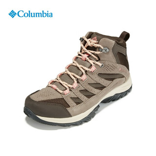 哥伦比亚 户外女子防水耐磨抓地运动透气徒步登山鞋BL5371 231（褐色）23新色 37 (23cm)