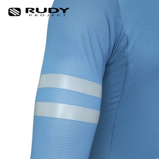 RUDY PROJECT骑行服男自行车公路车长袖上衣单车衣服速干透气骑行装备 蓝色 XL