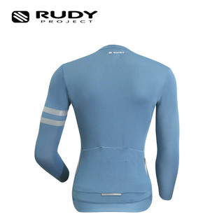 RUDY PROJECT骑行服男自行车公路车长袖上衣单车衣服速干透气骑行装备 蓝色 XL