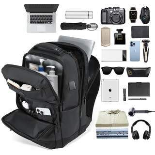 victoriatourist 维多利亚旅行者 背包男士17.3英寸笔记本电脑包大容量商务双肩包旅行包书包V9089