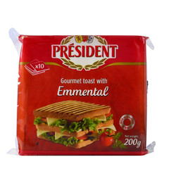 PRÉSIDENT 总统 爱曼塔切片奶酪 200g
