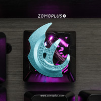 ZOMO PLUS dota2蝴蝶分身斧机械透光樱桃轴定制个性手办键盘帽