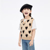 Little MO&CO. 美丽诺羊毛 little moco童装24春女童背心毛衣马甲KBD1SWTT05 浅卡其色 130/64