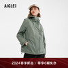 AIGLE艾高冲锋衣2024年早春GORE-TEX防风防雨透汽夹克外套女 迷迭绿 AY285 38