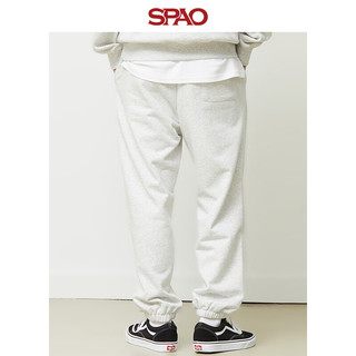 SPAO男士韩国同款20季松紧腰休闲束脚运动卫裤SPMTD12C01 灰色 170/78A/M