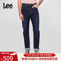 Lee 20点：Lee 男士705标准锥形深蓝色牛仔裤 LMB1007053QJ