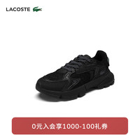 LACOSTE法国鳄鱼童鞋24春季百搭透气运动休闲鞋47SUC0001 02H/黑色 28码 /10.