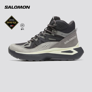 萨洛蒙（Salomon）男女款 户外运动防水透气中帮徒步登山鞋 ODYSSEY ELMT MID GTX 墨黑色 474372 3.5 (36)