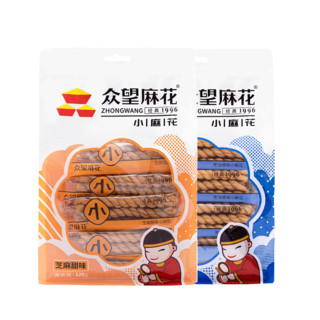 ZHONGWANG FOOD 众望食品 小麻花 葱油咸味 350g