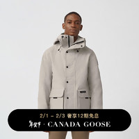 加拿大鹅（Canada Goose）Lockeport男士黑标户外休闲风衣夹克轻薄外套 2429MB 432 石灰色 L