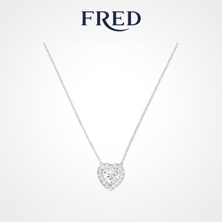 FRED 斐登 PRETTY WOMAN系列 7J0353 心形18K白金钻石项链 1克拉 G  VVS1 5.04g