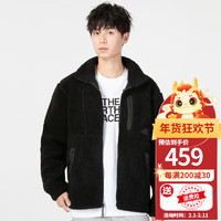 北面（The North Face）抓绒衣男装22秋冬户外羊羔绒夹克休闲保暖潮徒步登山抓绒外套 JK3 L