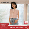 SANDRO【新春胶囊系列】2024早春女装法式针织马夹SFPVE00981 60/粉色 36