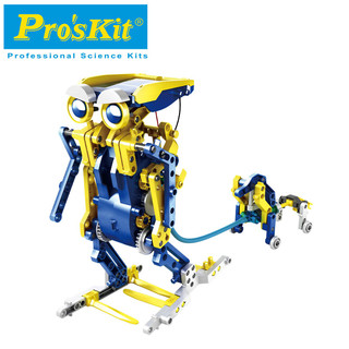 宝工（Pro'sKit）12合1水动力恐龙太阳能玩具 steam拼装新年 GE-618 GE-618