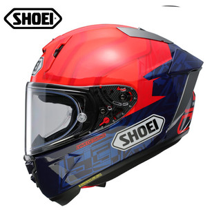 SHOEI X15头盔 日本 X14红蚂蚁摩托车赛道全盔防雾 X15 红蚂蚁/MARQUEZ 7 XL