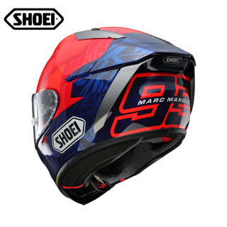 SHOEI X15头盔 日本 X14红蚂蚁摩托车赛道全盔防雾 X15 红蚂蚁/MARQUEZ 7 XL