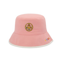 SPAO女士刺绣渔夫帽简约遮阳帽户外露营防晒帽子SPACB23DA2 粉色 均码