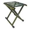 丛林狐 马扎绿色折叠凳子金属折叠凳户外野营凳   高33cm 大号 大号马扎