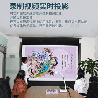 点易拍 E1080AF 脱机视频展台 书法绘画教学培训实物展台 雾视屏实物投影多媒体教学高拍仪