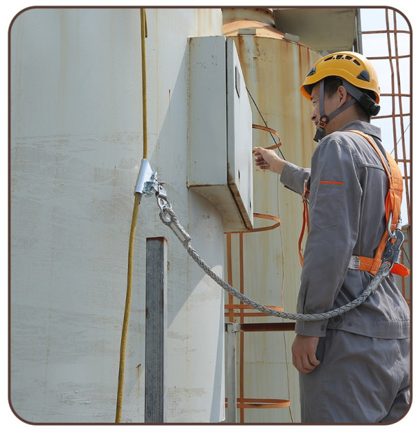 al-nasr 防坠器高空作业绳自锁器止坠器锦纶攀登自锁器防坠落保护器