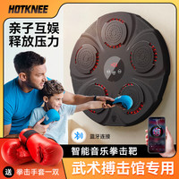 HOT KNEE 智能音乐拳击机墙靶电子反应靶成人儿童拳击训练器材套装组合
