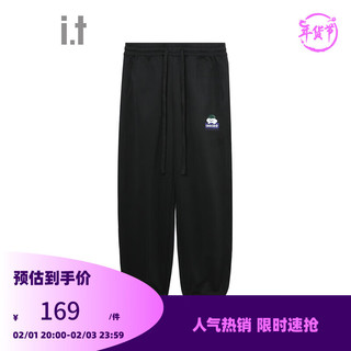 :CHOCOOLATE it 情侣款束脚卫裤运动裤 PTU010