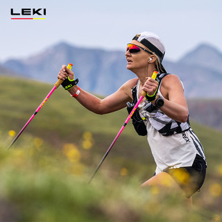 LEKI 冠军越野杖户外登山徒步冠军PINK碳纤维折叠Z杖