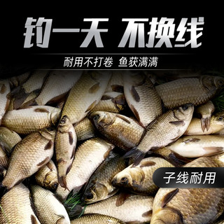 千寿（Qianshou） 千寿钓线野钓柔软鱼线钓鱼线超强拉力尼龙线 子线 1.0