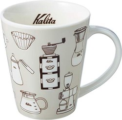 Kalita カリタ(Kalita) 馬克杯 Kalita 暖灰色 約300毫升 #73164