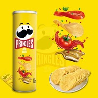 Pringles 品客 薯片小吃休闲零食膨化食品追剧组合装3罐