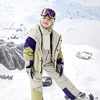kocotreekk树儿童滑雪服保暖防风防水男女童分体滑雪外套裤子成人滑雪装备 香印青 120