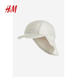 H&M2024春季童装女婴幼童帽子UPF 50遮阳鸭舌帽1125202 浅蓝色012 50个