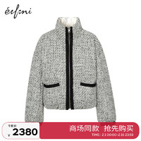 伊芙丽（eifini）伊芙丽羽绒服ZEB180061 黑色 150/76A/XS