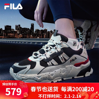 FILA 斐乐 Fashion Sneakers 男子休闲运动鞋 F12M134155F-WD 白芦笋/浆果蓝 41