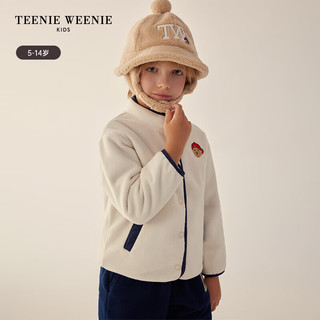 Teenie Weenie Kids小熊童装男童仿羊羔绒护耳渔夫帽 米色 M