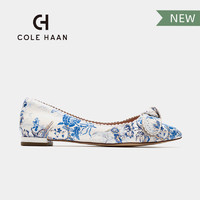 colehaan/歌涵 女士单鞋 24年春季羊皮革平底尖头浅口单鞋W29290 蓝色/白色-W29290 37.5