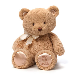 GUND 冈德 毛绒玩具 经典泰迪熊系列我的第一只泰迪熊 棕色 38cm 新年 经典泰迪熊棕色-38cm