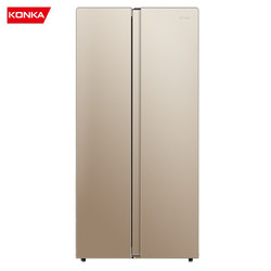 KONKA 康佳 400升对开电脑控温超薄自动除霜净味嵌入式电冰箱BCD-400EGX5S