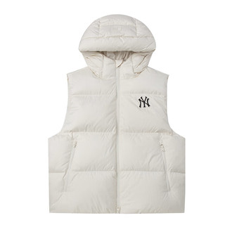 美职棒（MLB）男装女装 23冬季装时尚纽约洋基队防风保暖羽绒马甲外套 3ADVB0436-50CRS XS