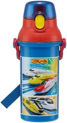 SKATER 斯凯达 水壶 480毫升 Plarail 24 儿童用 * 塑料制 儿童用 轻量 日本制造 PSB5SANAG-A