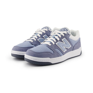 NEW BALANCE24年板鞋男鞋女鞋冬季复古休闲低帮百搭运动鞋BB480L系列 浅蓝色/灰蓝色 BB480LEB 37.5 (脚长23cm)