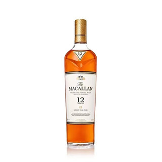 MACALLAN 麦卡伦 12年 双雪莉桶单一麦芽苏格兰威士忌 700ml