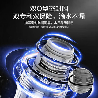 美的（Midea）前置过滤器家用全屋自来水过滤器净水器星河自动清洗正反冲洗7T大通量中央净水旋风系列QZBW20S-5S