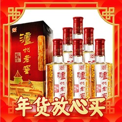 泸州老窖 六年窖头曲 52%vol 浓香型白酒 500mL*6瓶